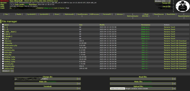 The cybercriminal's webshell