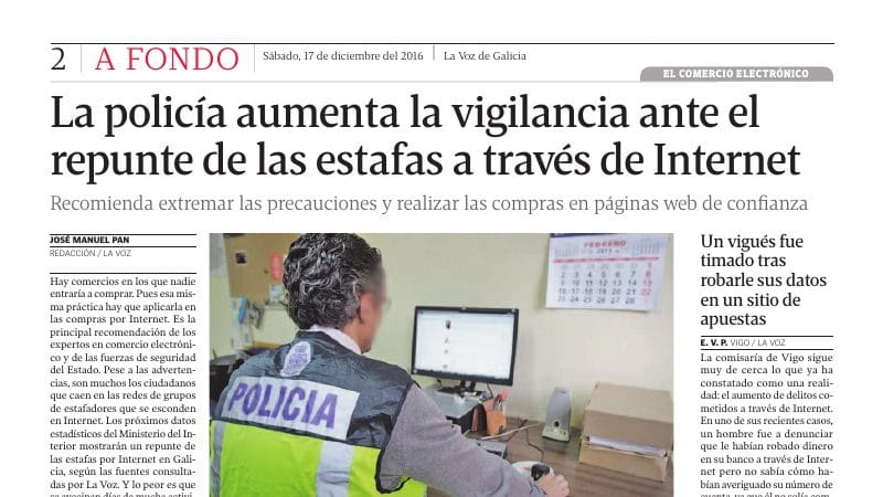 La policía se prepara para timos en Navidad — Antonio Fernandes, experto en ciberseguridad, en Documento