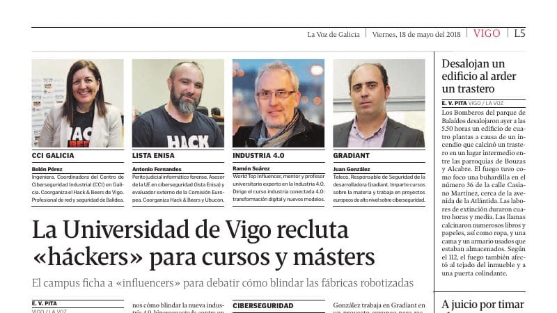 La Universidad de Vigo ficha hackers — Antonio Fernandes, experto en ciberseguridad, en Documento