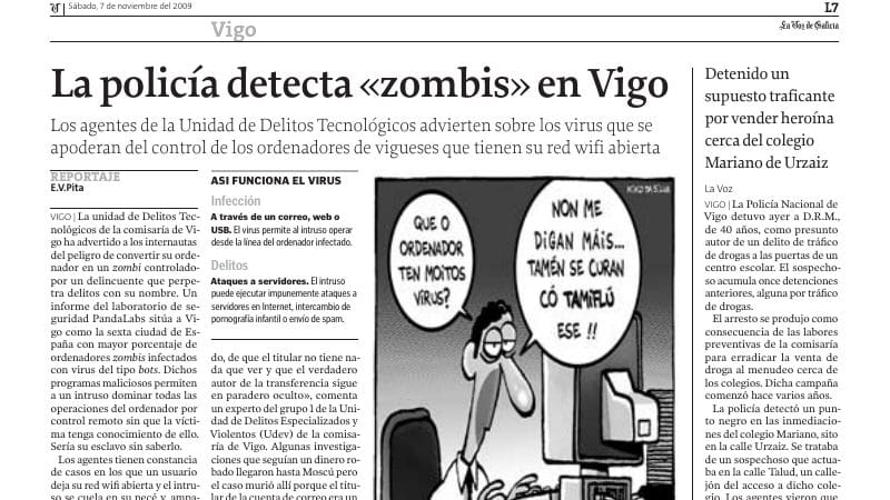 Malware que convierte en zombis los ordenadores — Antonio Fernandes, experto en ciberseguridad, en Documento