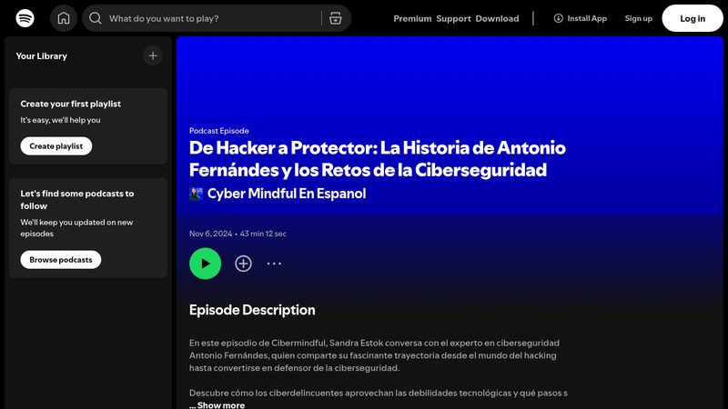 Pódcast CyberMindful con Sandra Estok — Antonio Fernandes, experto en ciberseguridad, en Spotify