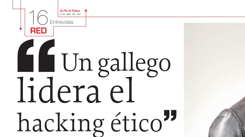 Un gallego lidera el hacking ético — Antonio Fernandes, experto en ciberseguridad, en Documento