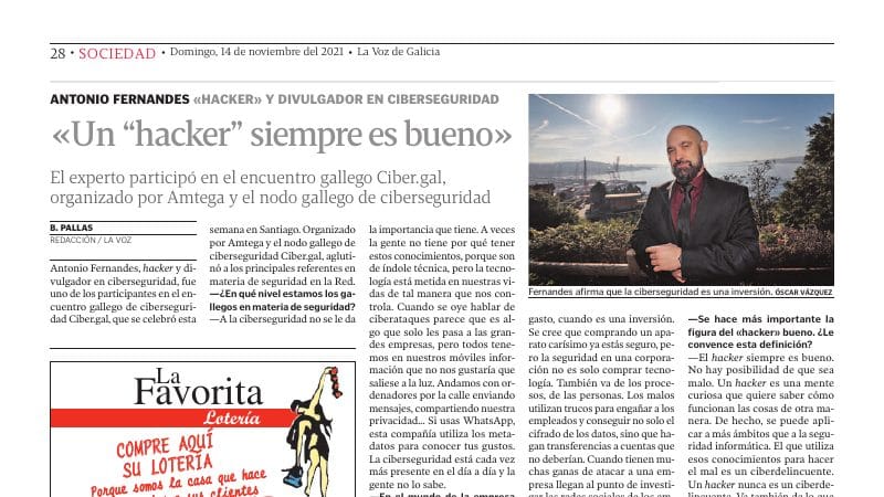Un hacker siempre es bueno — Antonio Fernandes, experto en ciberseguridad, en Documento