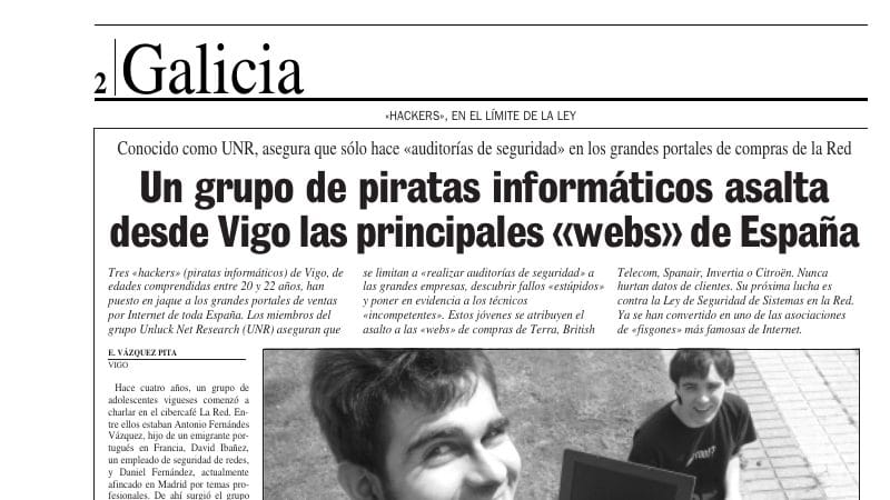 UNR asalta las principales webs de España — Antonio Fernandes, experto en ciberseguridad, en Documento
